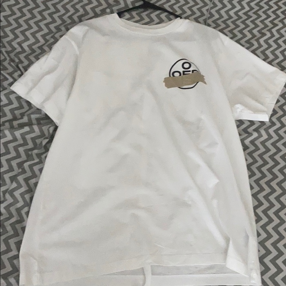 Off White shirt.
